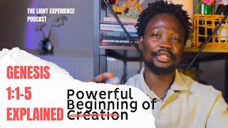 GENESIS 1:1-5 Explained || The Powerful Beginning of Creation | Application to Life || Chapter 29 📖💡 Genesis 1 Life Application