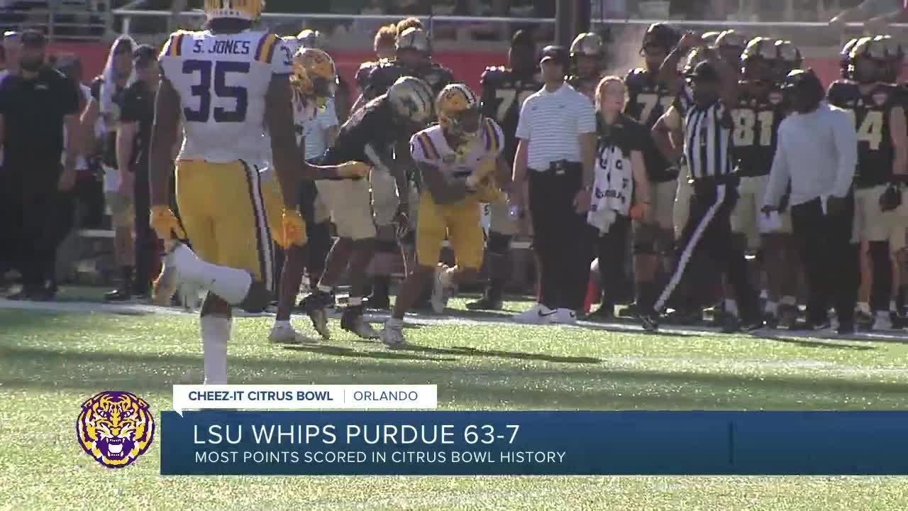 LSU feels the cheesiest with their 637 win over Purdue in CheezIt