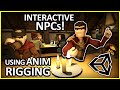 How I made my NPCs feel immersive using Unity's Animation Rigging! Tavern Team Devlog 2