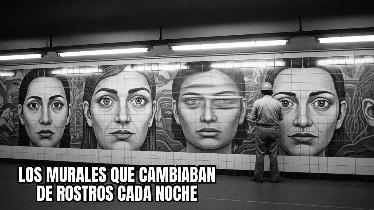 (CDMX, 1982) El Horror del Metro Zapata — Los murales que cambiaban de rostros cada medianoche