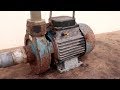 Very Old Water Pump Restoration - Perfect Motor Rewind