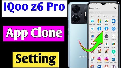 IQoo z6 pro me app clone kaise kare | how to clone apps IQoo z6 pro