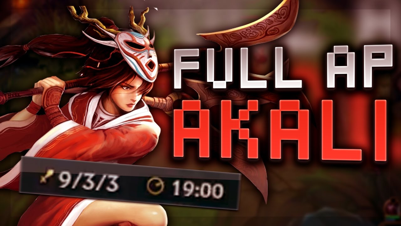 STOMP YOUR GAMES OUT WITH FULL AP AKALI! THE ULTIMATE TOP LANE CARRY! League of Legends YouTube