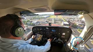 Takeoff and landing practice Cessna 172M