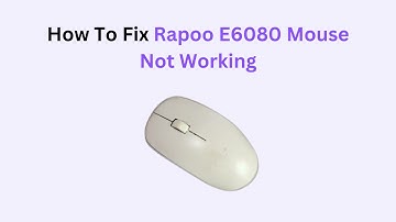 How to Fix Rapoo E6080 Mouse Not Working – Full USB, Battery & Connection Troubleshooting