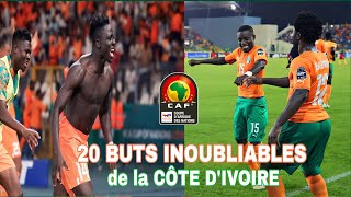 20 BUTS INOUBLIABLES des Éléphants de Côte d'Ivoire en Coupe d'Afrique (2000-2024)