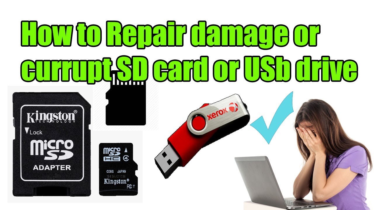 Damage Usb Drive How to Repair damage or corrupt SD card or USB drive - YouTube