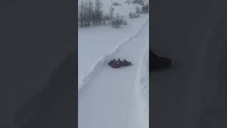 What a blast to sled Arctic Valley in Anchorage shorts