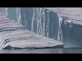 Large iceberg breaking near ilulissat