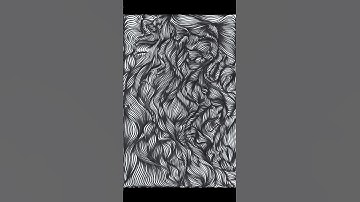 Start to finish #process #zentangle #abstractart #satisfying #timelapse #artshorts #lineart