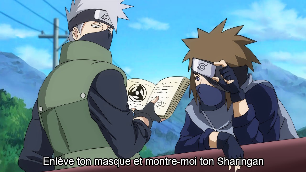 Kakashi Rencontre Son Fils et Lui Apprend à Utiliser le Sharingan