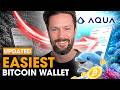The EASIEST Bitcoin Wallet Setup Takes 5 Minutes Aqua Wallet 2026 Tutorial W BTC Sessions