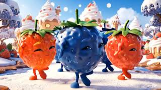 AI ASMR Dancing Berries 🫐🍓 | Juicy Jiggles & Satisfying Berry Sounds screenshot 2