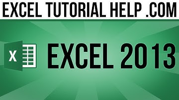 Excel 2013 Tutorial - Freeze Panes (freeze one or more columns)