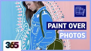 Paint over photos with ProCreate | tips & time-lapse #9/365 Days of Creativity screenshot 3
