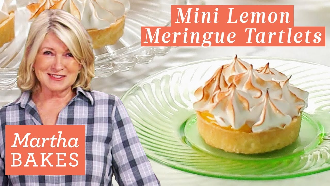 Martha Stewart's Mini Lemon Meringue Tartlets | Martha Bakes | Martha Stewart Living