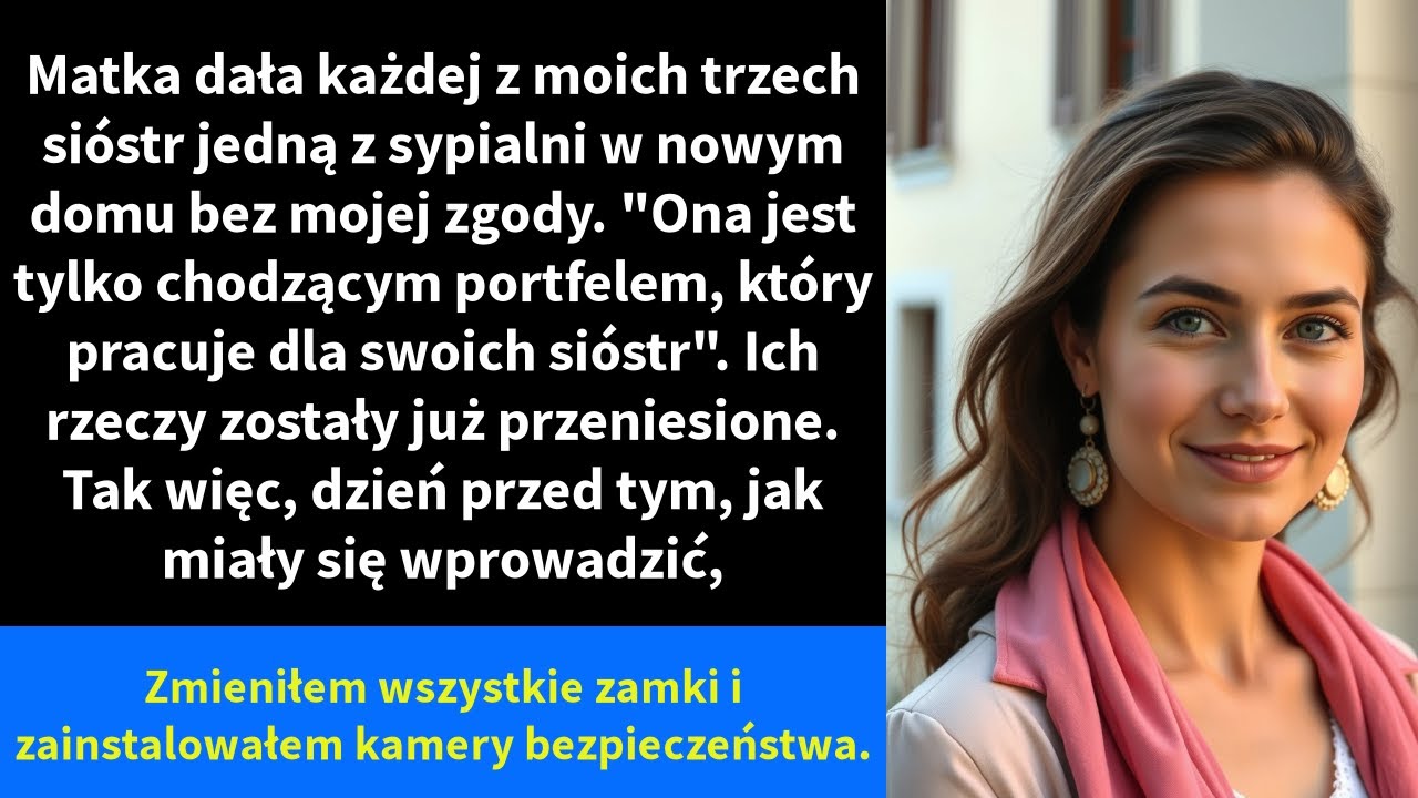 Matka dała każdej z moich trzech sióstr jedną z sypialni w nowym domu bez mojej zgody.