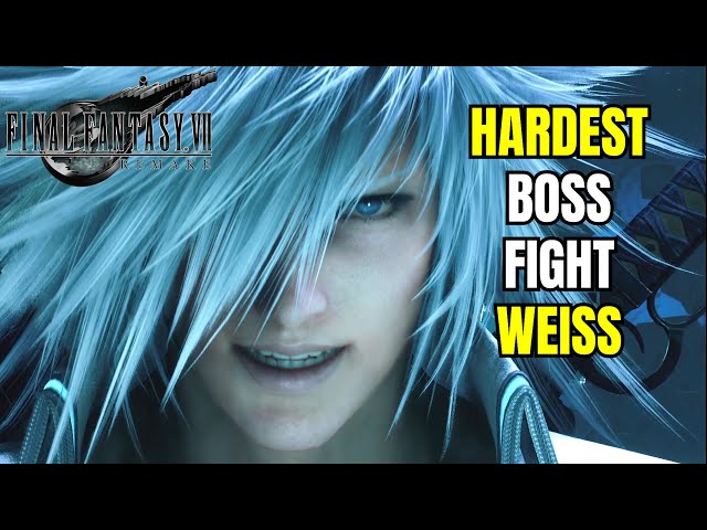 Weiss Boss Fight/ Final Fantasy Vii Remake Hardest Boss Fight Weiss -  Youtube