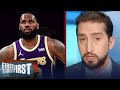 LeBron James & Lakers shouldn't fear the play-in — Nick Wright | NBA | FIRST THINGS FIRST