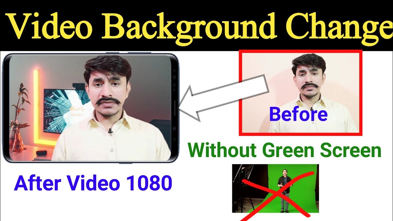 how to video background change without green screen || video ka