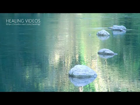 自然音 川のせせらぎ3時間／asmr 水音。Healing videos and Nature Sounds 3 hours