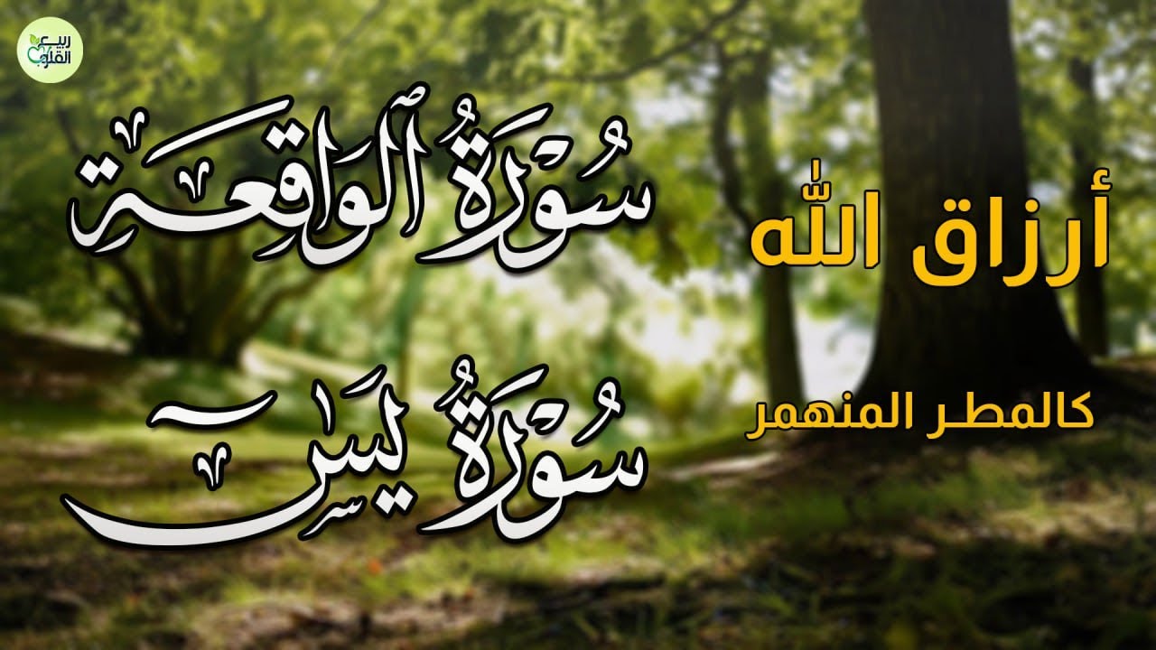 لاتحرم نفسك من الرزق والأجر💖 سورة يس | الواقعة | تلاوة تريح القلوب~ عبدالغني حوا