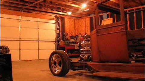 29 Chevy Project part 5: The rolling chassis on air bags