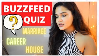LETTING A BUZZFEED QUIZ PREDICT MY FUTURE !😝 CAREER MARRIAGE HOUSE CITY
