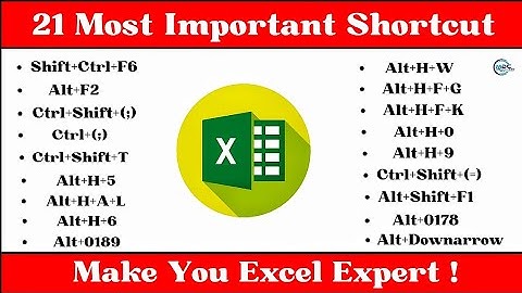 21 Powerful Shortcut Keys Will Definitely Make You Excel Expert | Most Useful Excel Shortcuts