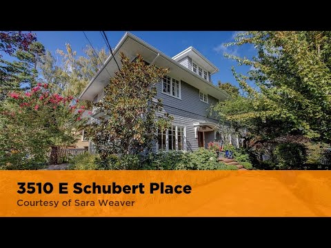 3510 E Schubert Place, Seattle, WA home video tour