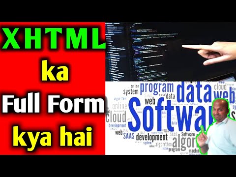 what is XHTML