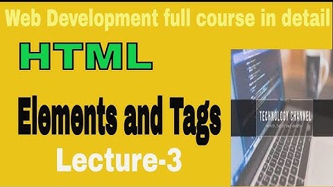 HTML Tutorial: Title, Elements of HTML& Meta Tags | Web Development Tutorials #3 #html #mixbeststudy
