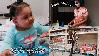 VLOG: GROCERY SHOP WITH ME | MOMMY AND DAUGHTER NIGHT ROUTINE