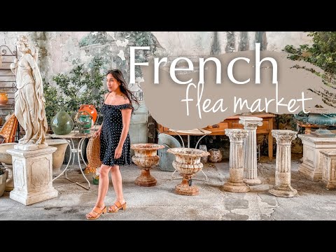 FRENCH Breakfast & FLEA MARKET in the South of FRANCE