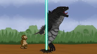 GODZILLA \& KONG BABY TRANSFORMATION - GODZILLA CARTOON