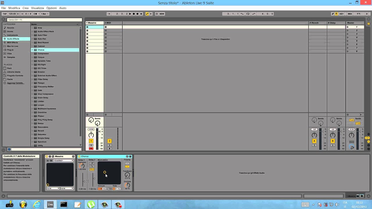 Tutorial utilizzare "Audio Effects" Ableton live 9 ( parte 1 ) YouTube