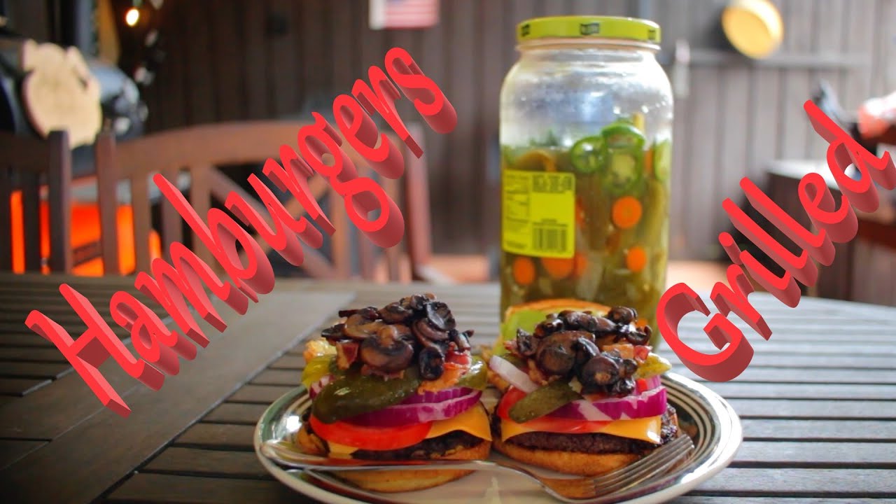 Hamburgers Grilled Over Charcoal Using GrillGrates YouTube