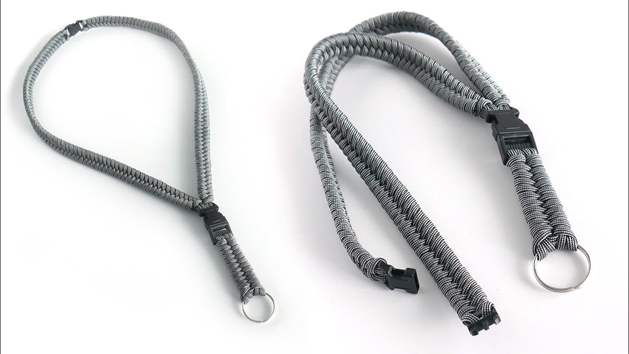 How to Make a Paracord Fishtail Neck Lanyard Tutorial