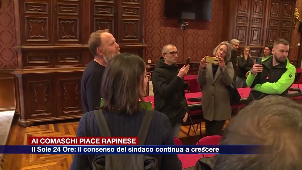 Etg - Ai comaschi piace Rapinese (sempre di più). È il 12esimo sindaco più apprezzato d’Italia