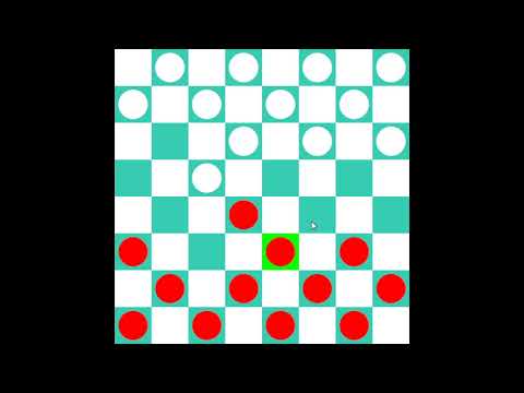Checkers made in C++ (SFML)