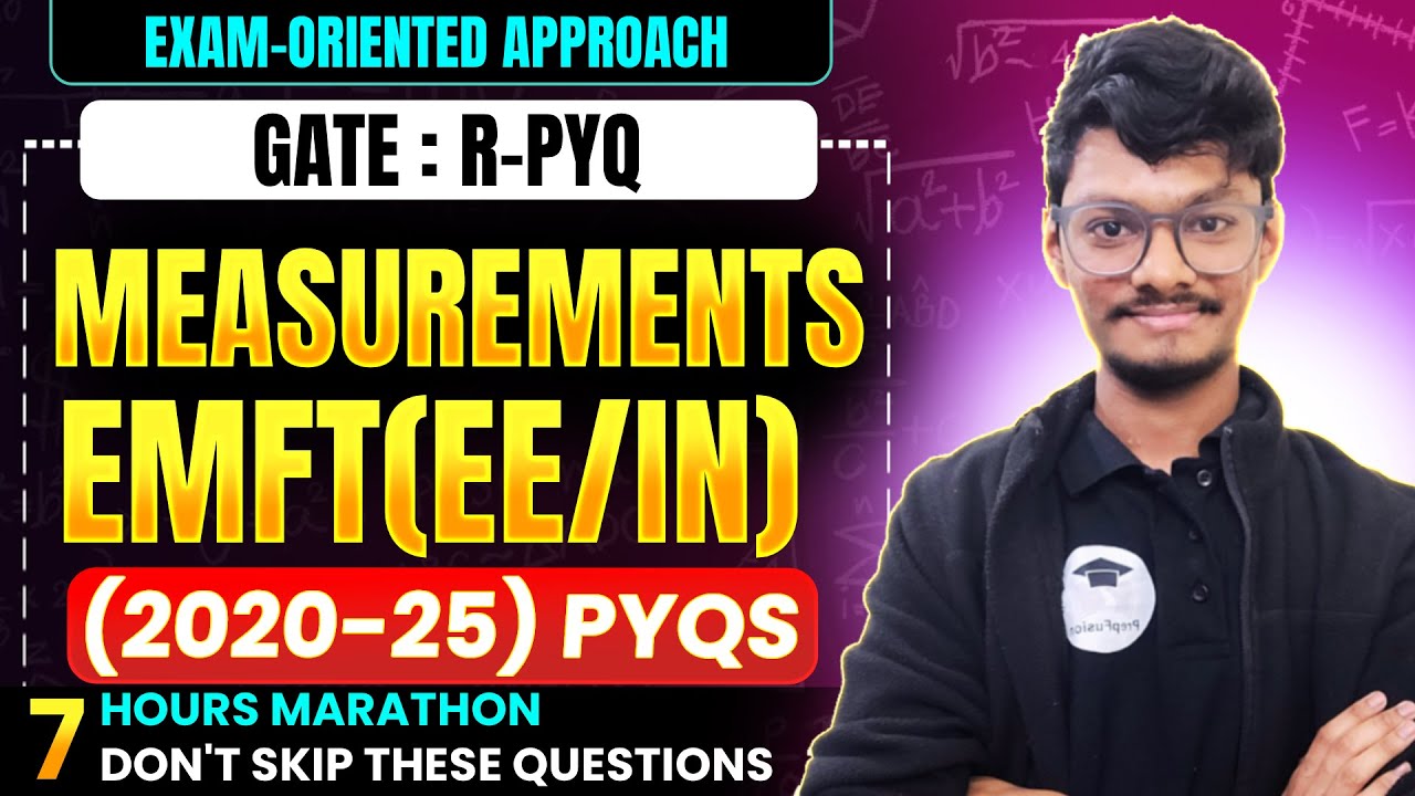 🔥GATE R-PYQ Measurements & EMFT || ONE SHOT || PrepFusion - YouTube