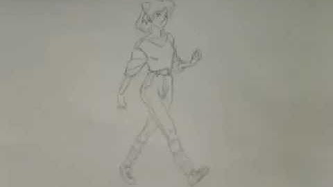 Pencil Test - Unique Character Walk