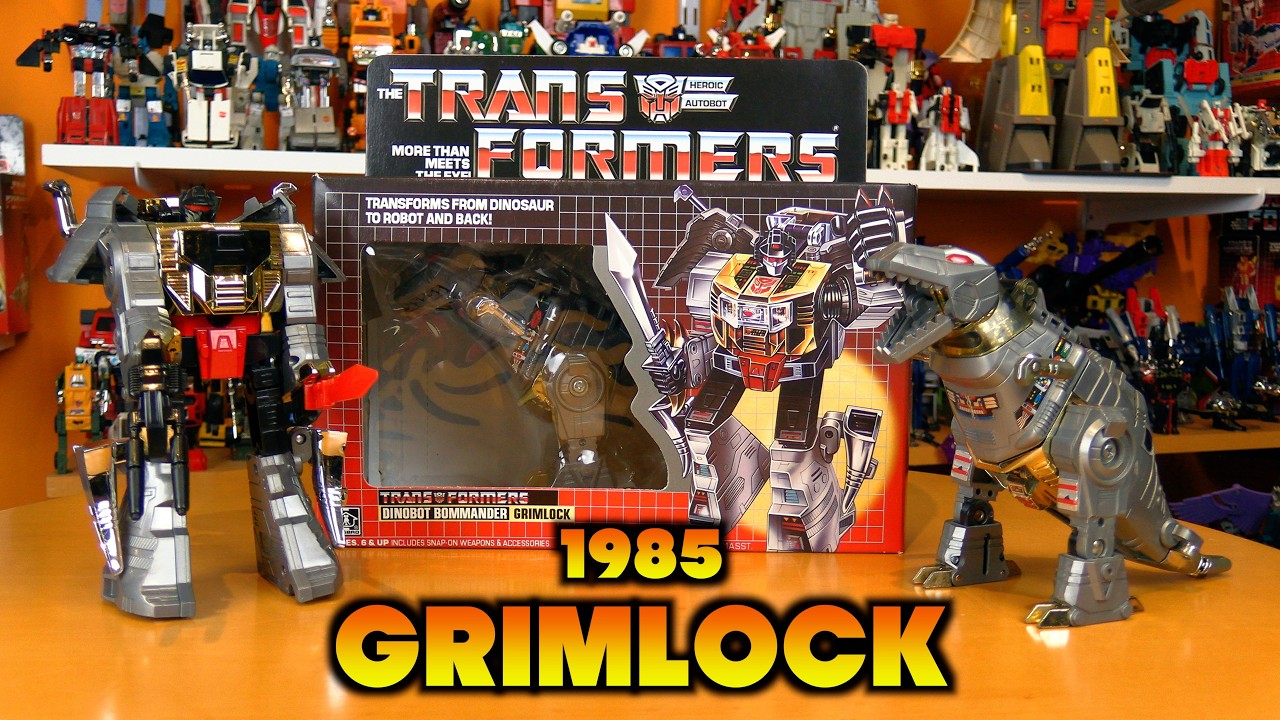 G1 Transformers 1985 GRIMLOCK [Dinobot Commander] - YouTube