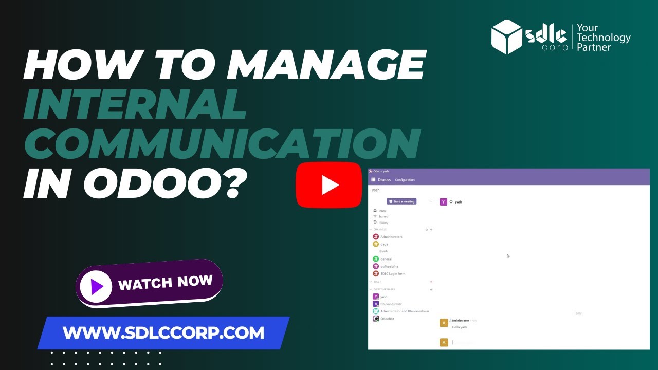 How to Manage Internal Communication in Odoo?