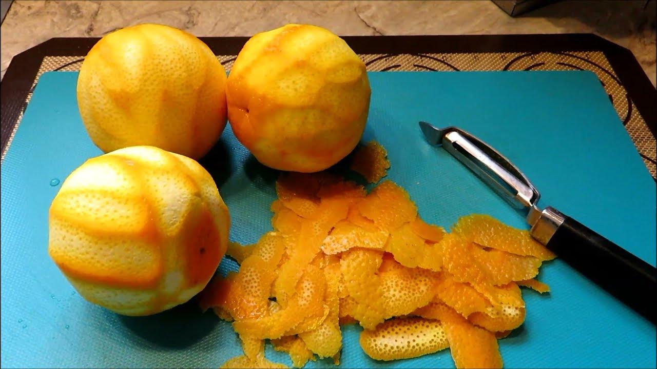 Harvesting and storing Orange/lemon Zest如何收获和保存柑桔/柠檬的味道 YouTube