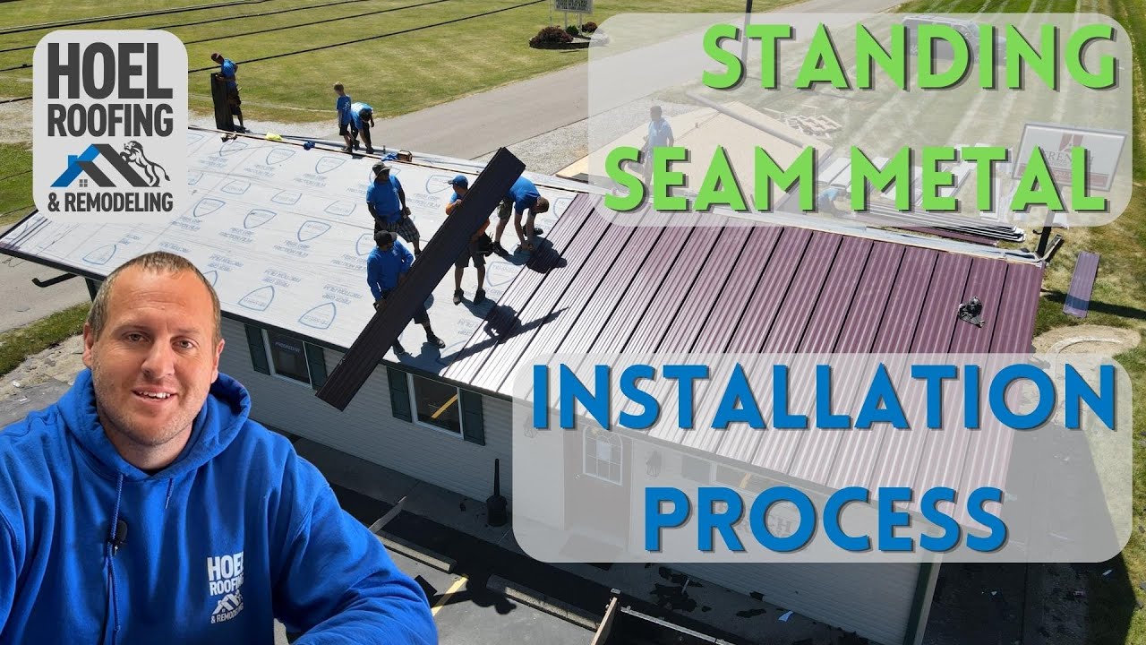 Standing Seam Metal Roof Installation Process | East Central Indiana Based Roofing Contractor