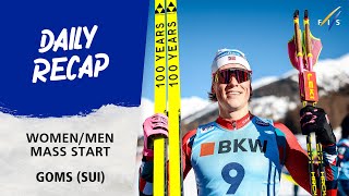 Diggins and Klaebo secure wins in Mass Start races | FIS Cross Country World Cup 23-24