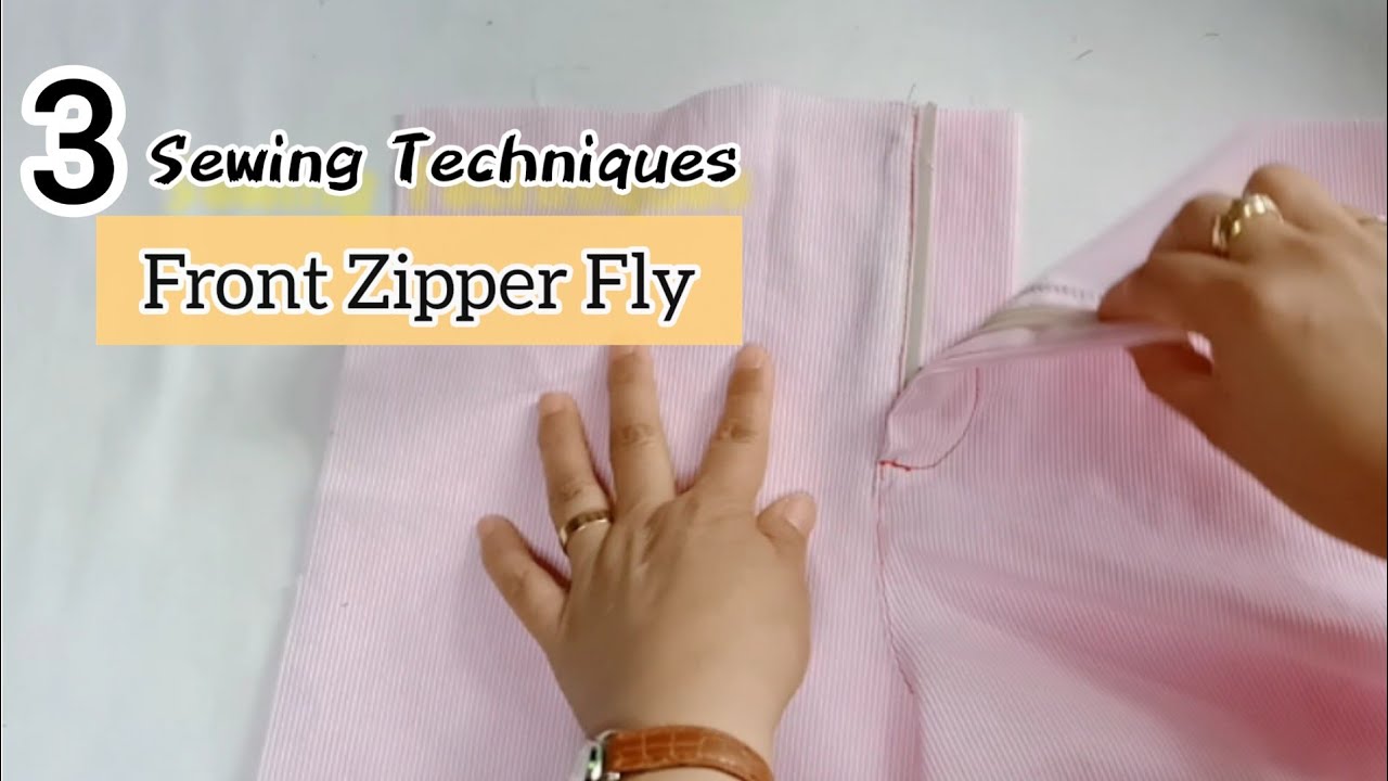 ☑️ 3 WAYS on How to Sew A Front Fly Zipper/ Invisible Zipper/ Sewing