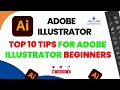 🔥 Top 10 Adobe Illustrator Tips & Tricks | Boost Your Design Skills! (Hindi/Urdu) 🎨
