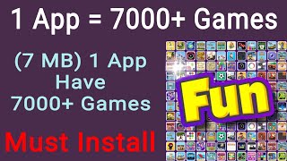 [Only 7MB] 7000+ Games in 1 App in Only 7 MB | More Than 1200 Games In 1MB | 7000 Games in 7MB screenshot 1